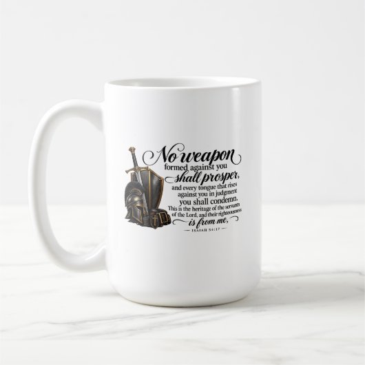 No weapon コーヒーマグカップ (左)