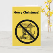 No Well – クリスマス カード (黄色い花)