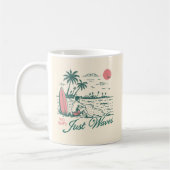 No Wifi Just Waves コーヒーマグカップ (左)