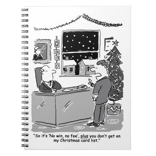 No Win – 無料リーガル ノートブック (正面)