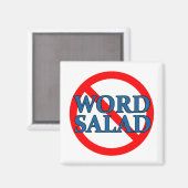 No Wordサラダ磁石 マグネット (正面/裏面)