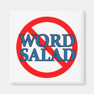 No Wordサラダ磁石 マグネット