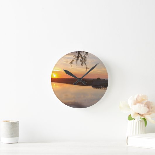 NO WORDS ラウンド壁時計 (ホーム)