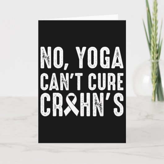 No Yoga Cant Cure Crohn's Disease  カード (正面)