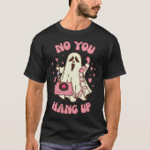 No You つる Up幽霊ホラーおもしろいハロウィーン Tシャツ (正面)