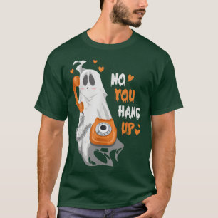 No You つる Up Funny Halloweenカップル幽霊カリン Tシャツ
