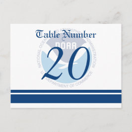 NOAAのテー結婚ブルNimberはがき ポストカード