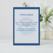 NOAAの結婚挿入カード エンクロージャーカード (スタンド正面)