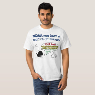 NOAAのRoseWrites著利害衝突 Tシャツ