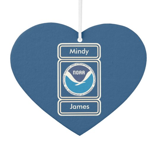 NOAAカスタムウェディングエアフレッシュナーのお気に入り カーエアーフレッシュナー (正面)