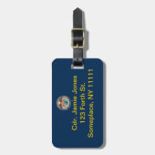 NOAA委託隊の手荷物ラベル ラゲッジタグ (正面縦)