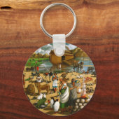 NOAH, ARK:オリジナル絵画：洪水後 キーホルダー (正面)