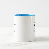 Noah、Boy パーソナライズされた Name Definition ツートーンマグカップ (中央)