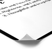 Noah、Boy パーソナライズされた Name Definition ポスター (角)