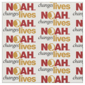NOAH Changes Lives Fabric ファブリック (クローズアップ)
