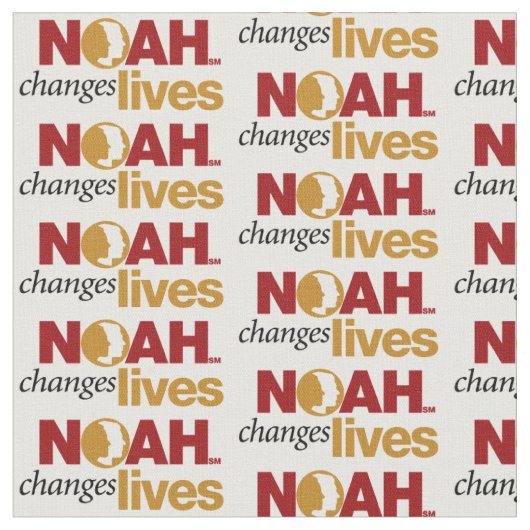 NOAH Changes Lives Fabric ファブリック (クローズアップ)