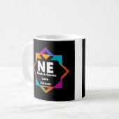 Noah & Emma Love Forever コーヒーマグカップ (正面左)