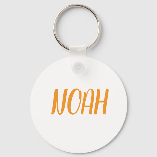 Noah name Metal ring keychain キーホルダー (裏面)