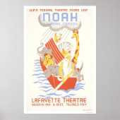Noah & The Ark 1938 WPA ポスター (正面)
