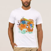 Noahsの芸術メンズTシャツの動物 Tシャツ (正面)