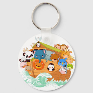 Noahsの芸術Keychainの動物 キーホルダー