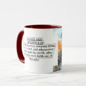 Noahsの避難所のジオラマのマグ マグカップ (正面左)