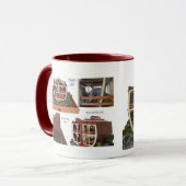 Noahsの避難所の断面ジオラマのコーヒー・マグ マグカップ (正面左)