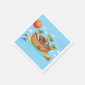 Noah's Ark スタンダードカクテルナプキン (角)