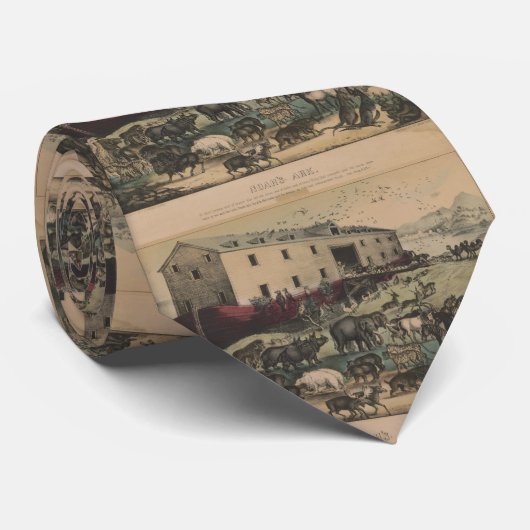 Noahs Ark (1907年)のヴィンテージのイラストレーション ネクタイ (ロール)