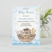 Noah's Ark Baby Shower Invitation 招待状 (スタンド正面)