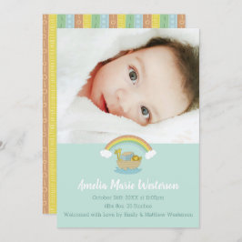 Noah's Ark Boho Baby Shower 招待状