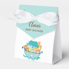 Noah's Ark Favorites Box (Boy Baby Shower) フェイバーボックス