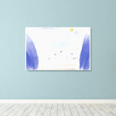 Noah's Flock Saw... Canvas Print キャンバスプリント (インサイチュ (ウッドフロア))