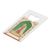 NOB165メリーおよびベビーJesus.tif クレジットカード栓抜き (正面アングル)