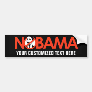 NOBAMAのバンパーステッカー バンパーステッカー