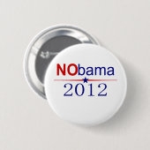 NObamaの2012年の選挙 缶バッジ (正面&裏面)