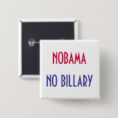 NOBAMAのBILLARYボタン無し 缶バッジ (正面&裏面)