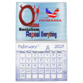 Nobamaへの秒読み2 yr カレンダー (2月 2027)