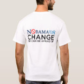 Nobamaハロウィン- Barackula及びBidensteinのTシャツ Tシャツ (裏面)