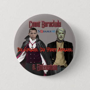 NobamaハロウィンBarackula及びバイデン氏ボタン 缶バッジ