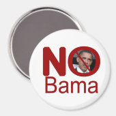 NoBamaラウンドマグネット マグネット (正面/裏面)