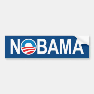 NOBAMA反オバマのバンパーステッカー バンパーステッカー