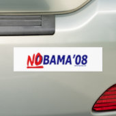 nobama2 バンパーステッカー (車上)