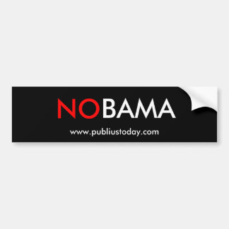 NOBAMA - (オバマ無し) バンパーステッカー