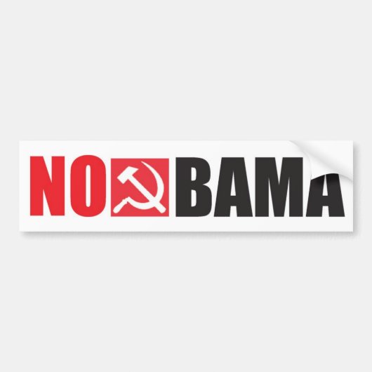 NoBama バンパーステッカー (正面)