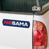 NOBAMA バンパーステッカー (トラック上)