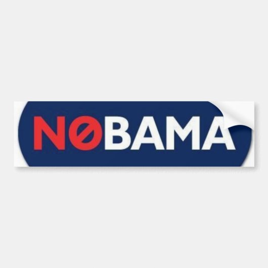 NOBAMA バンパーステッカー (正面)