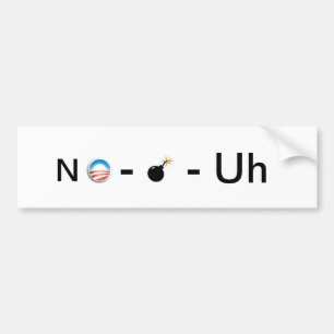 NoBama バンパーステッカー