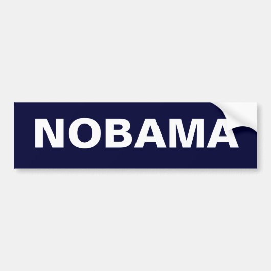 NOBAMA バンパーステッカー (正面)