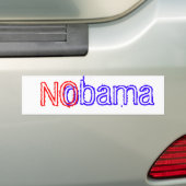 NObama バンパーステッカー (車上)
